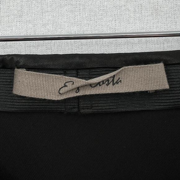 ENZA COSTA Satin Bias Cut Skirt Womens Small 1 Black Midi Pull on Slip Maxi NWOT - Picture 10 of 16